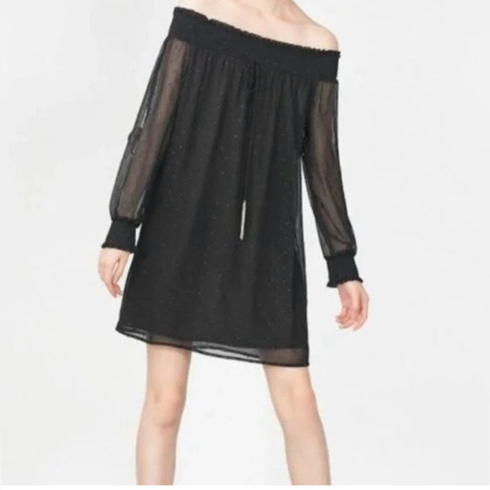 Zara Basic Black Dress Size Small
